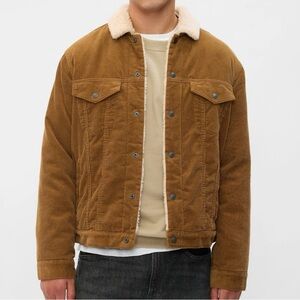 GAP Factory Sherpa-Lined Icon Corduroy Jacket, size XL